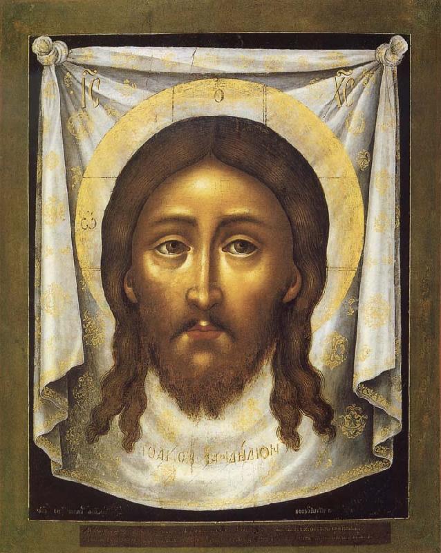 unknow artist Simon Ushakov,Mandylion or Holy Face oil painting picture